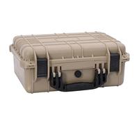 vidaXL Funda protectora de plástico duro para almacenamiento de cámaras, diseño resistente al agua y resistente a la arena, 40,5 x 33 x 17,5 cm, moderno, ideal para viajes