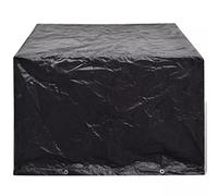 vidaXL Funda Protectora para Set de Muebles de Jardín de 4 Personas 8 Ojales 113x113cm Cubierta Protección para Mobiliario Comedor de Exterior