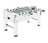 vidaXL Futbolín Sobremesa Habitación Salón Sala de Estar Diversión Doméstica Comercial Robusto Juguete de Acero Blanco 60 kg 140x74,5x87,5 cm