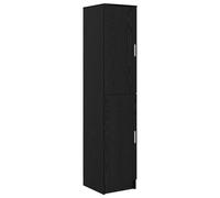 vidaXL Gabinete Buffet Roble Negro Madera Elaborada Mediano