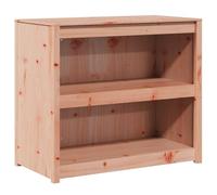 vidaXL Gabinete de Almacenamiento de Cocina Tradicional Madera de Abeto 106X55X92 cm Macizo 2 Estantes Integrados Organizando Artículos Esenciales Gabinetes de Pared Solución Interior Mediano para Ut