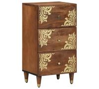 vidaXL Aparador Marrón Miel Madera Maciza 40 x 33 x 75 cm Aparador