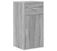 vidaXL Gabinete de Almacenamiento Minimalista Gris Sonoma de con cajón y Puerta para Comedor, Cocina, Sala de Estar. Hecho con Madera, diseño Compacto Que Ahorra Espacio, solución contemporánea Moder