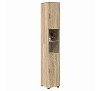 vidaXL Armario de baño, Organizador Alto, Moderno, Que Ahorra Espacio, solución Ajustable, Mueble