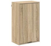 vidaXL Gabinete de Baño con Puerta Roble Sonoma 39 x 23,5 x 65 cm, Armario Rectangular Moderno montado en Pared, para Guardar artículos de baño, Organizador Compacto de Acabado Mate,