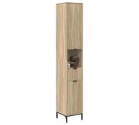 vidaXL Gabinete de Baño Roble Sonoma 31,5 x 33 x 190 cm