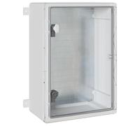 vidaXL Gabinete de control IP65 impermeable gris 35 x 19,5 x 50 cm plástico ABS