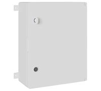 vidaXL Gabinete de control IP65 resistente al agua, gris, 40 x 24 x 50 cm, plástico ABS