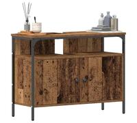 vidaXL Gabinete de Lavabo para Baño Madera Vieja 80 x 30 x 60 cm, Organizador de baño Moderno, práctico y Compacto, gabinete Minimalista para artículos de tocador