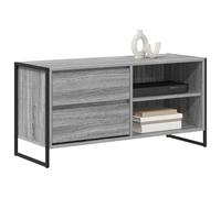 vidaXL Gabinete de TV con cajón Gris Sonoma 100 x 36 x 49,5 cm, Sala de Estar, Mobiliario Rectangular, Duradero con Diseños Versátiles para Espacios Modernos y Elegancia Atemporal, 50% de Descuento