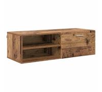 vidaXL Gabinete de TV con cajón Madera Vieja 100.5 x 39 x 30 cm, Organizadores Modernos, Muebles para Sala contemporánea, soluciones de Almacenamiento, Ideas Minimalistas