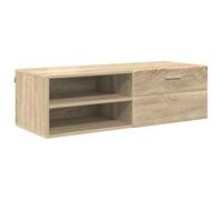 vidaXL Gabinete de TV con cajón Roble Sonoma 100.5 x 39 x 30 cm, Organizadores Modernos, Muebles para Sala contemporánea, soluciones de Almacenamiento, Ideas Minimalistas