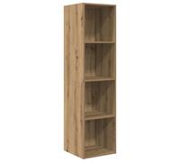 vidaXL Gabinete de TV de Pared en Roble Artesanal de 142.5 cm - Madera de ingeniería, diseño Moderno, solución de Almacenamiento, fácil de Limpiar, Ahorra Espacio, Montaje Sencillo, Solo para interio