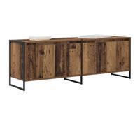 vidaXL Gabinete de TV Madera Vieja 140 x 36 x 49.5 cm, Ideas de diseño para Salas de Estar, distribuciones rectangulares, Opciones de Muebles duraderos para Espacios Modernos y estéticas funcionales