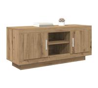 vidaXL Gabinete de TV Roble Artesanal 102 x 35 x 45 cm, Mueble de Sala, rústico, Resistente, Amplio Espacio, Soporte para TV, Consola Multimedia, Mueble Multifuncional