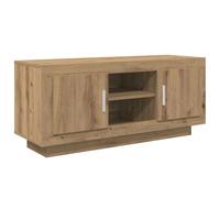 vidaXL Gabinete de TV Roble Artesanal 102 x 35 x 45 cm, Mueble de Sala, rústico, Resistente, Amplio Espacio, Soporte para TV, Consola Multimedia, Mueble Multifuncional