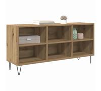 vidaXL Gabinete de TV Roble Artesanal 103,5 x 30 x 50 cm, Mueble para TV Moderno, Rectangular, Almacenamiento Duradero, Centro de Entretenimiento Funcional, Estante Minimalista