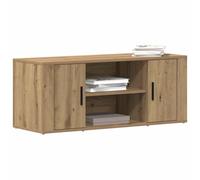 vidaXL Gabinete de TV Roble Artisan 100 x 35 x 40 cm, Sala Moderna, Mueble de Almacenamiento Funcional, Consola de TV Baja, Pieza organizativa Chic