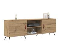 vidaXL Gabinete de TV Roble Artisan 150 x 30 x 50 cm, Salón, Bajo Rectangular Moderno, Madera aglomerada, Soporte Funcional para TV, Organizador Elegante