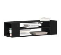 vidaXL Gabinete de TV Roble Negro 100 x 30 x 26,5 cm, Mueble bajo Moderno, Armario Rectangular, Consola de Medios estilosa, Organizador Compacto, práctico y Chic