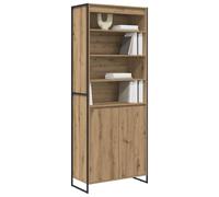 vidaXL Gabinetes Altos 2 pcs Roble Artesanal 60 x 36 x 300 cm, Sala de Estar, Rectangular, Duradero, Juego de Sofás Moderno, Diseño Elegante, Ambiente Acogedor, Materiales de Calidad, Comodidad
