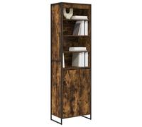vidaXL Gabinetes Altos 2 pcs Roble Humo 60 x 36 x 300 cm, Sala de Estar, Rectangular, Duradero, Juego de Sofás Moderno, Diseño Elegante, Ambiente Acogedor, Materiales de Calidad, Comodidad
