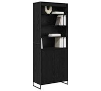 vidaXL Gabinetes Altos 2 pcs Roble Negro 60 x 36 x 300 cm, Sala de Estar, Rectangular, Duradero, Juego de Sofás Moderno, Diseño Elegante, Ambiente Acogedor, Materiales de Calidad, Comodidad
