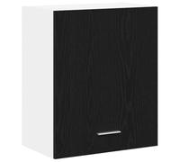 vidaXL Gabinetes Colgantes de Roble Negro de, Pack de 2, Almacenamiento de Cocina Moderno | Madera Duradera y Fácil de Montar, Ideal para Organizar Tu Casa y Ahorrar Espacio