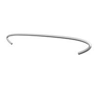 vidaXL 100x Ganchos de Gaviones Colgador Separador Cestas Malla Pared Jardín Patio al Aire Libre Decoración Conector Acero Galvanizado 50 cm