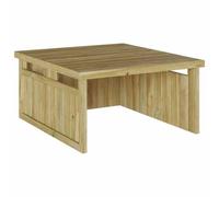 vidaXL Garaje para cortacésped robótico 70x80x38 cm Madera de Pino impregnada