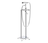 vidaXL Grifo para bañera de pie Acero inoxidable Plateado 99,5 cm Estilo moderno