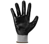 vidaXL Guantes de Trabajo 24 pcs Gris y Negro 8 / m Poliéster, Equipo moderno de protección, guantes seguros, accesorios flexibles, ropa duradera y cómoda para el jardín, taller