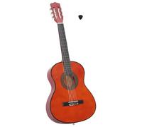 vidaXL Guitarra Clásica Niños y Principiantes Aficionados Instrumento Musical Acústica Óptima para Jóvenes Alumnos 3/4 36" Madera de Tilo