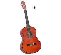vidaXL Guitarra Clásica para Principiantes Aficionados Instrumento Musical Acústica Óptima para Jóvenes Alumnos 4/4 39" Madera de Tilo