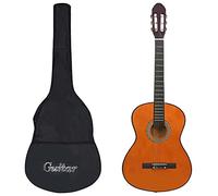 vidaXL Guitarra Clásica para Principiantes con Funda 4/4 39" Instrumento Músico Juego Aficionados Jóvenes para Aprender con Bolsa Protección