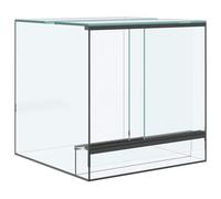 vidaXL Hábitats para Reptiles y Anfibios 30 x 30 x 30 cm Cristal, Otros diseños cúbicos, distribuciones Modernas para Espacios innovadores, perspectivas 3D, soluciones Creativas para Interiores único