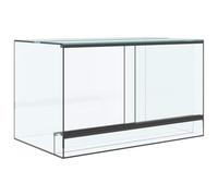 vidaXL Hábitats para Reptiles y Anfibios 50 x 30 x 30 cm Cristal, Otros diseños cúbicos, distribuciones Modernas para Espacios innovadores, perspectivas 3D, soluciones Creativas para Interiores único