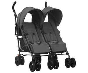 vidaXL Hermano Antracita Acero