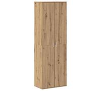 vidaXL Highboard de Roble Artesanal Gabinete de Almacenamiento Alto con 4 Puertas con Bisagra Acabado Moderno Muebles para Sala y Oficina en Casa. Soluciones Elegantes y Espacio Amplio