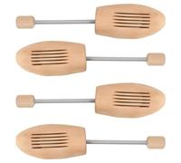 vidaXL Hormas de Zapatos 2 Pares, Ensanchadores de Zapatos Flexibles, Árboles de Zapatos, Hormas para Zapatillas, Madera Maciza de Loto EU 39-42