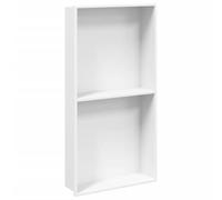 vidaXL Hornacina Ducha Acero Inoxidable Blanco Mate 32x62x9 cm, hornacina de baño, hornacina en el baño, hornacina de Ducha de Acero Inoxidable