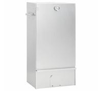 vidaXL Horno ahumador astillas Madera Acero galvanizado 44,5x29x83 cm, ahumador, Barbacoa de jardín, ahumador de jardín, Parrilla ahumador