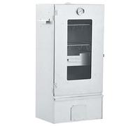 vidaXL Horno Ahumador de BBQ, Parrilla con Generador de Humo Frío, Ahumador de Barbacoa, Horno Ahumador de Exterior, Acero Galvanizado
