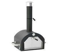 vidaXL Horno de Pizza para Exterior con Piedra para Pizza Ahumador Barbacoa Accesorio Jardín Patio Panes Pasteles Tartas Robusto Duradero