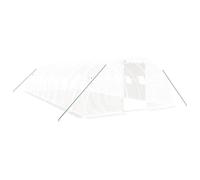 vidaXL Invernadero con Estructura de Acero Blanco 40 m² 10x4x2 m