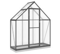 vidaXL Invernadero con Marco Base Aluminio Antracita 169x58x202 cm