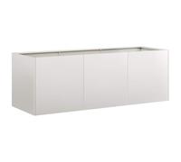 vidaXL Jardinera 120x40x40 cm Acero Inoxidable, macetero, Soporte para Plantas, lecho Elevado, Soporte para jardineras, Bandeja para Plantas