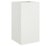 vidaXL Jardinera Acero Blanco 42x38x75 cm