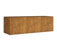 vidaXL Jardinera acero corten 120x40x40 cm