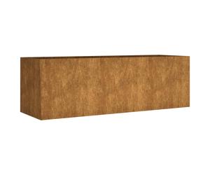 vidaXL Jardinera acero corten 120x40x40 cm